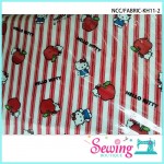 FABRIC-KH11-1, 2, 3 & 12 HELLO KITTY INSPIRATION